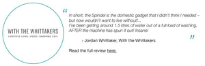 Review of Spindel laundry dryer written by Jordan Whittaker